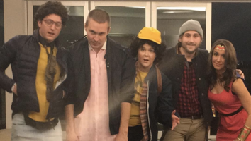 Amy Schumer's Crew Does 'Stranger Things' Proud for Halloween -- Especially Her Boyfriend As Eleven!