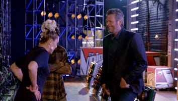 EXCLUSIVE: Miley Cyrus Challenges Blake Shelton to Dance in 'The Voice' Bloopers
