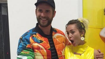 Miley Cyrus and Liam Hemsworth Get Goofy Stepping Out Together at Friend's Art Show