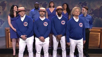 Bill Murray and the Chicago Cubs Serenade 'Saturday Night Live' With Fun, Heartfelt Musical Number