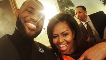 Barack and Michelle Obama Welcome LeBron James and the Cleveland Cavaliers to the White House