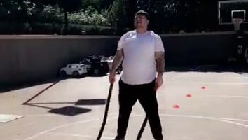 Rob Kardashian Breaks a Sweat Working Out Hard With Sisters Khloe and Kourtney -- See the Pics!