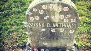 Voters Flock To Susan B. Anthony's Grave To Pay Their Respects On Election Day
