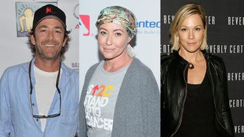 Luke Perry and Jennie Garth Honor Shannen Doherty During 'Beverly Hills, 90210' Cast Reunion