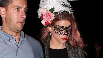 Amber Heard Makes Rare Public Appearance, Dresses Up and Rocks Pink Hair for Halloween -- See the Pic