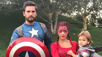 Kourtney Kardashian and Scott Disick Dress Up as 'Avengers' With Their Kids -- Check Out the Superhero Family