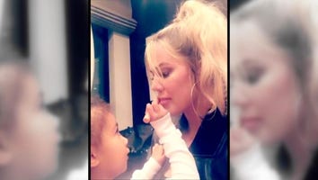 Kim Kardashian's Daughter North West Does Khloe's Makeup
