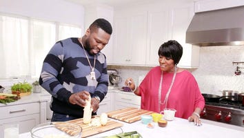 EXCLUSIVE: Watch 50 Cent Hilariously Try to Cook on 'Patti LaBelle's Place' Premiere: 'Chef Boyar-fifty!'