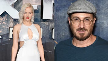 Jennifer Lawrence Shares Steamy Kiss With Darren Aronofsky -- See the Pic!