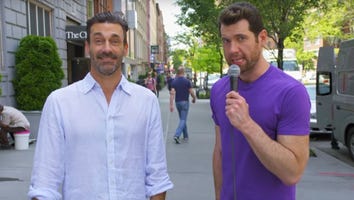 Jon Hamm Has Surprisingly Difficult Time Getting People to Agree to a Threesome -- Watch!
