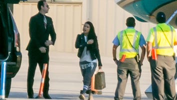 Kourtney Kardashian Shows Support for Kanye West as She Returns to Los Angeles