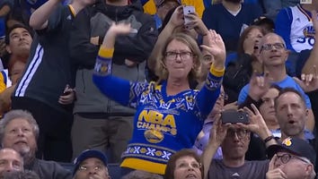 Dancing Warriors Mom Takes Center Stage With Team Dancers -- Watch!