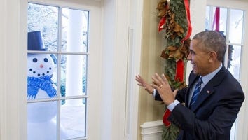 President Obama Gets Snowman Surprises From White House Staff