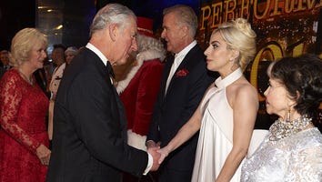 Lady Gaga Covers Her Tattoos and Dons Beautiful Ballet Pink Dress to Perform for the British Royal Family