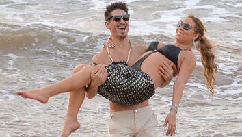 Mariah Carey and Dancer Bryan Tanaka Share Steamy Kiss on the Beach