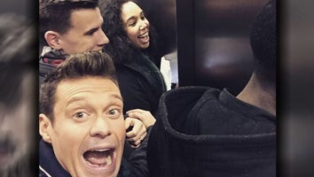 Ryan Seacrest Gets Trapped in an Elevator