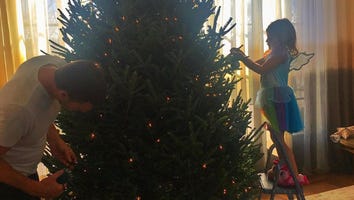 Tom Brady and Daughter Vivian Adorably Trim Their Christmas Tree