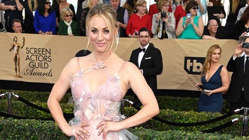Kaley Cuoco Kisses Boyfriend Karl Cook After SAG Awards Loss, Declares 'I Win!'