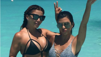 Larsa Pippen and Kourtney Kardashian 'Get Crazy,' Pose With Stingrays in Bikinis -- See the Pic!