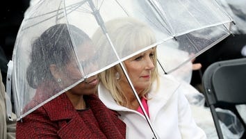 Michelle Obama and Jill Biden Are Total Friendship Goals at Gloomy Inauguration