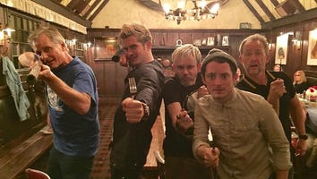 Orlando Bloom and Elijah Wood Reunite With Their 'Lord of the Rings' Co-Stars in Epic Pic