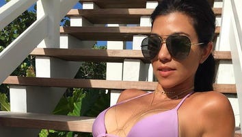 Kourtney Kardashian Flaunts Her Curves in a Tiny Lavender Bikini -- See the Pics!