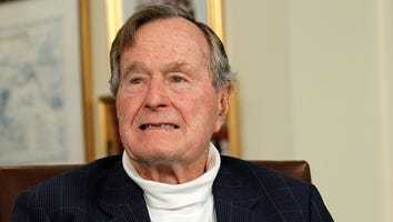 George H.W. Bush Returns Home After Hospitalization