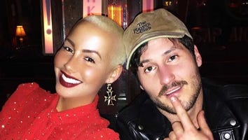 Amber Rose and Val Chmerkovskiy Share a Kiss In Steamy New Pic