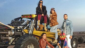 Kim Kardashian Poses on Top of a Four-Wheeler in Dubai -- See the Pics!