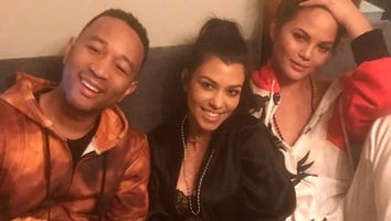 Kourtney Kardashian & Chrissy Teigen Party in Their PJs at Jessica Alba's Birthday Bash for Hubby Cash Warren