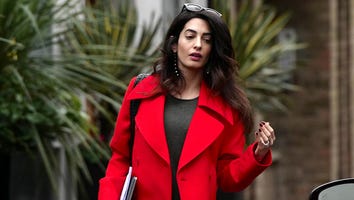 Pregnant Amal Clooney Stuns in Red: See the Glamorous Pic!