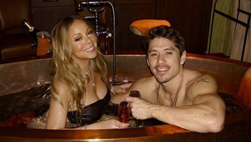 Mariah Carey Cuddles With Boyfriend Bryan Tanaka in the Hot Tub on Valentine's Day