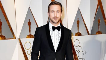 Ryan Gosling Rocks '80s Prom Tux at the Oscars, Goes Solo Without Eva Mendes: Pics