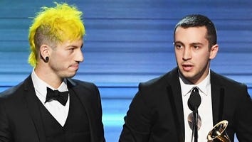 Twenty One Pilots Accept Their GRAMMY Award Pantsless -- But Here's Why!