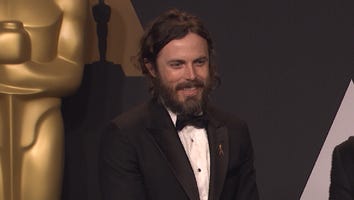 Casey Affleck Realizes He Forgot to Thank His Kids During Oscars Acceptance Speech Backstage