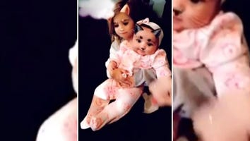 Kim and Kourtney Kardashian Pay a Visit to Niece Dream, Penelope Disick Sweetly Cuddles Her Cousin: Pics!