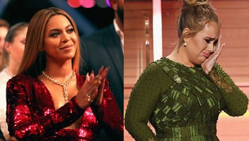 Adele Dedicates Her GRAMMY Album of the Year Win to Beyonce, Makes Herself and Bey Both Cry
