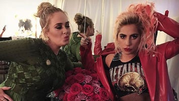Adele Casually Hangs With Lady Gaga at the GRAMMYs: See the Photo!