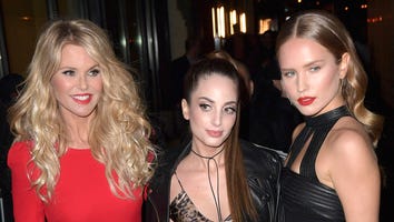 Christie Brinkley Stuns in Red Jumpsuit Alongside Daughters Sailor and Alexa at 'Sports Illustrated' Event: Pi
