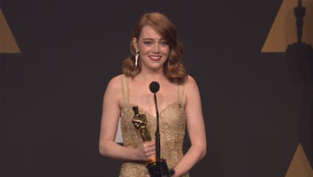 Emma Stone Reacts to Best Picture Mix-Up Between 'La La Land' & 'Moonlight' Backstage at the Oscars
