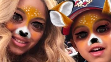 Title: Beyonce's Secret Snapchat? Superstar Shares Filtered Selfie With Daughter Blue Ivy