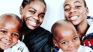 Madonna Shares New Family Photo of Her Twins Rocking Matching Pajamas!