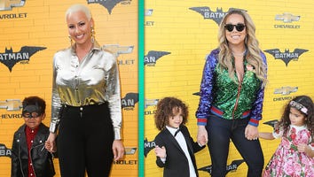 Mariah Carey and Amber Rose Hit 'The LEGO Batman Movie' Premiere With Their Kids