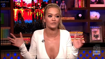 Rita Ora Gets Grilled About Ex-Boyfriends Rob Kardashian and Calvin Harris: 'Get Me a Drink!'