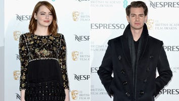 Emma Stone and Andrew Garfield Hug it Out at BAFTA Event -- See the Pic!