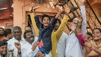 8-Year-Old 'Lion' Star Sunny Pawar Celebrated Upon Return to India -- See the Completely Adorable Pics!