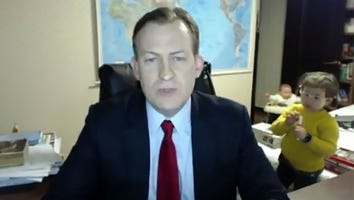 Kids Hilariously Crash Dad's Very Serious Live Interview on BBC -- Watch!