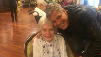 EXCLUSIVE: George Clooney's 87-Year-Old Superfan Reacts to Actor's Surprise Nursing Home Visit