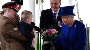Queen Elizabeth Is Given Flowers by a 2-Year-Old Boy Mid-Meltdown: Watch the Hilarious Moment!