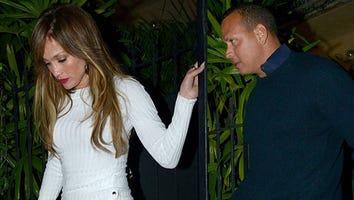 Jennifer Lopez Sports Sexy White Mini-Dress For Date Night With Alex Rodriguez